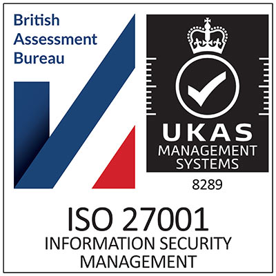 ISO 27001 Information Security Management Certified